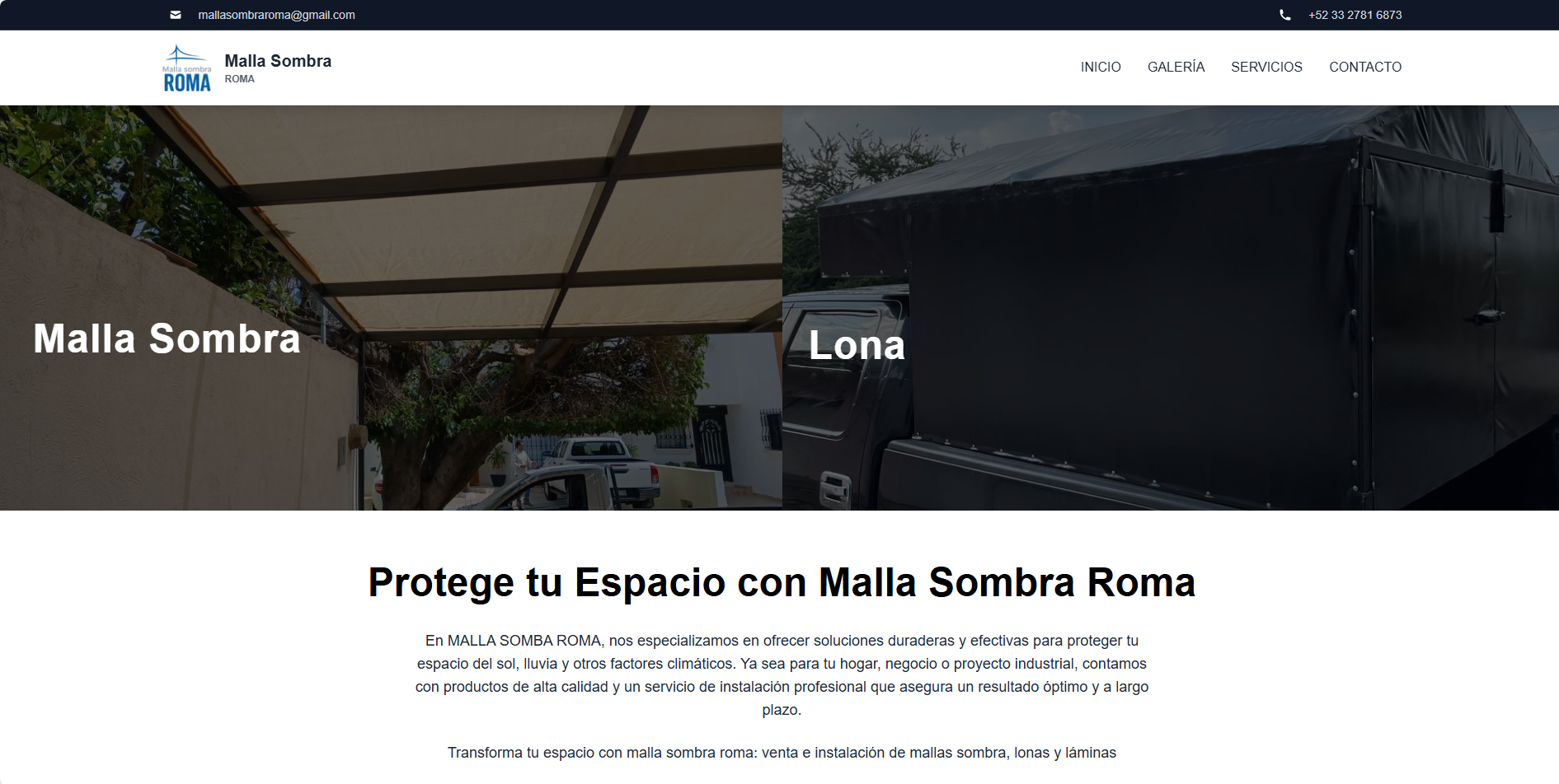 malla sombra roma